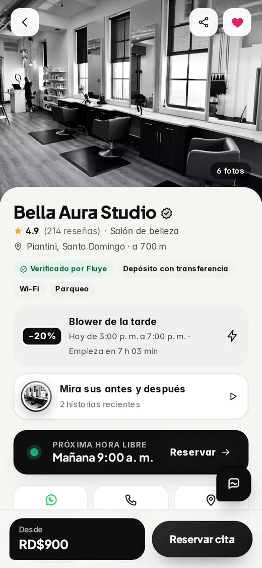 Ficha de un negocio